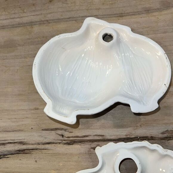 Vintage Ceramic 3D Veggie And Fruit Wall Hanging Decorations set 2 Grandmacore - Picture 7 of 8